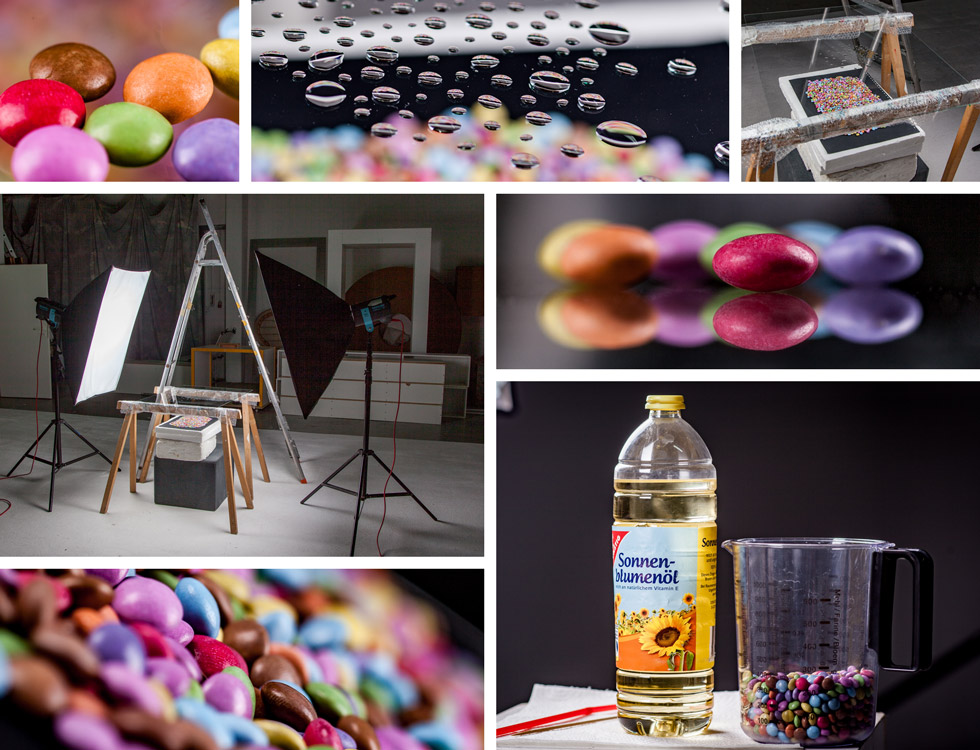 making of Collage smarties