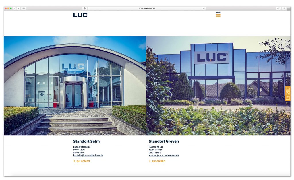 Gebäude der LUC Firma